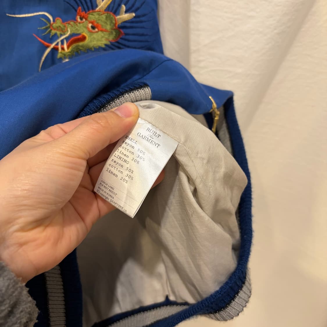 디아프바인 스카쟌 자켓 점퍼 상품이미지4