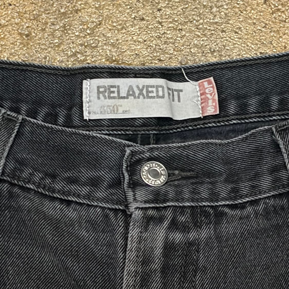 00s 미국 빈티지 리바이스 550 블랙진 청바지 상품이미지4