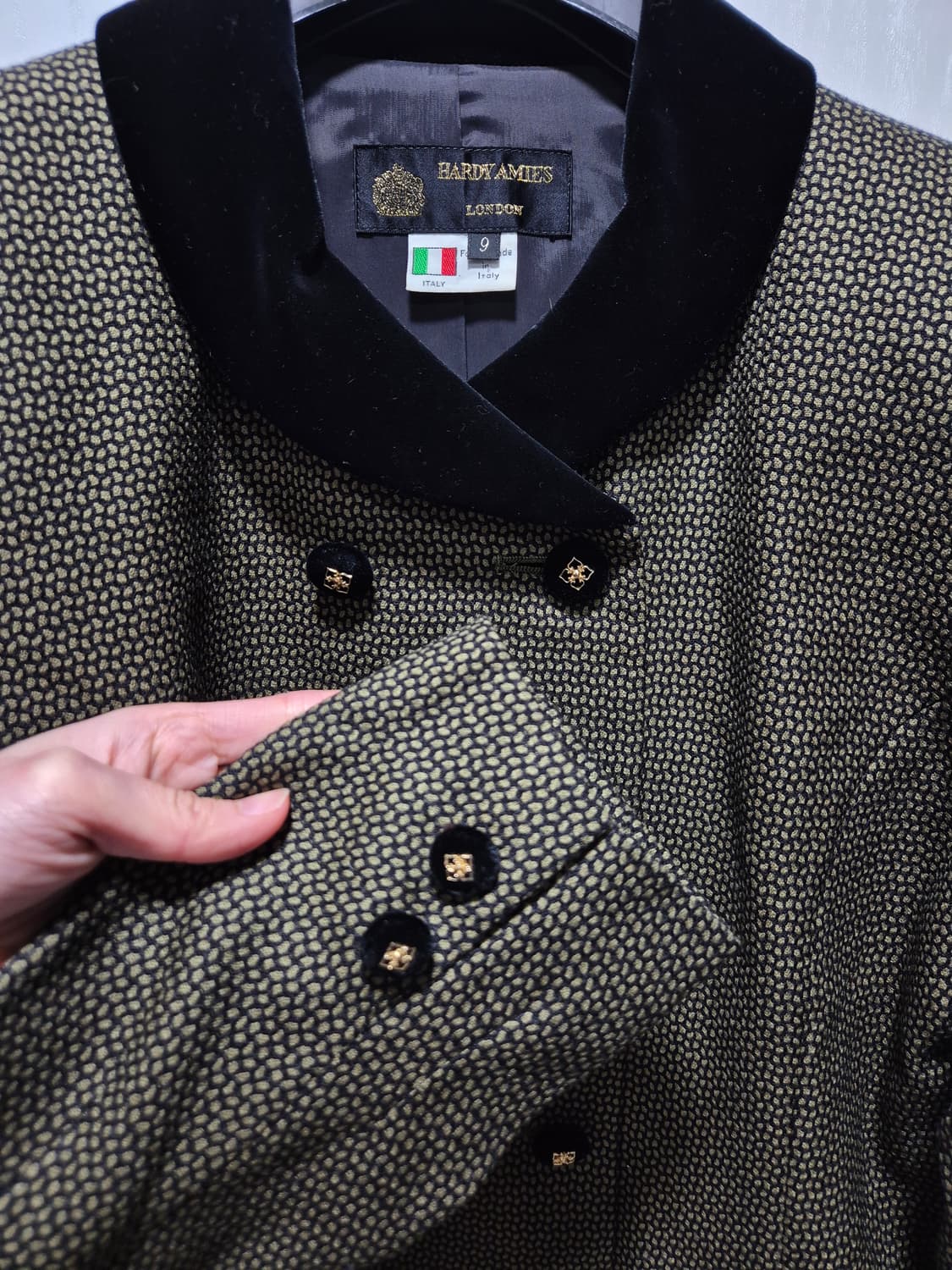 빈티지 더블 버튼 자켓.이태리 상품이미지3