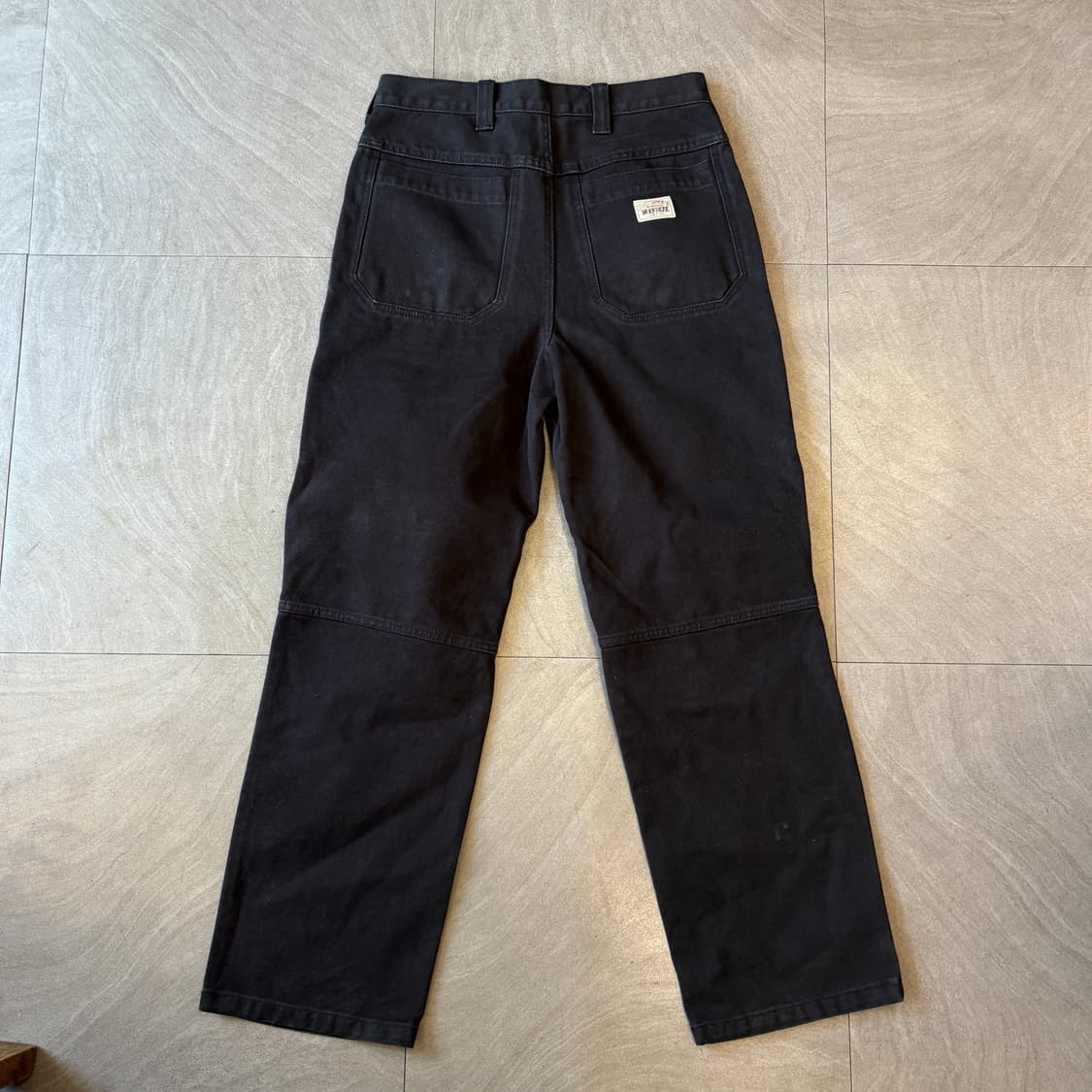 스투시 정품 블랙 트래킹 팬츠 바지 상품이미지1