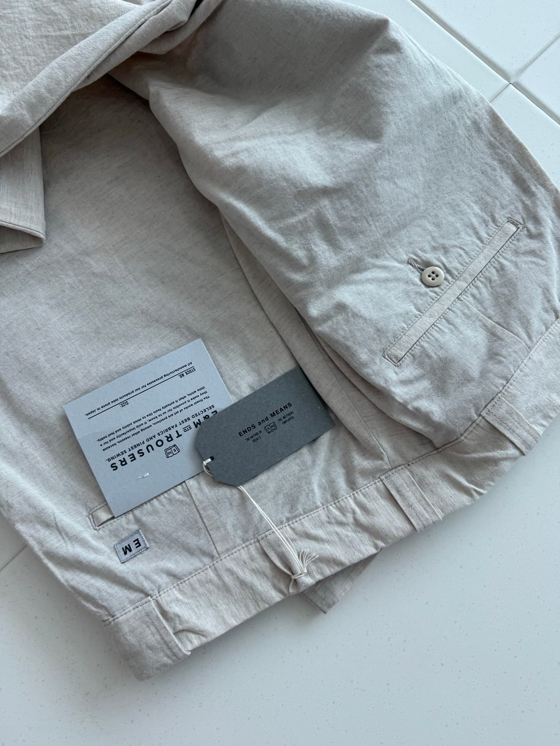 ends and means 워크 치노 상품이미지1