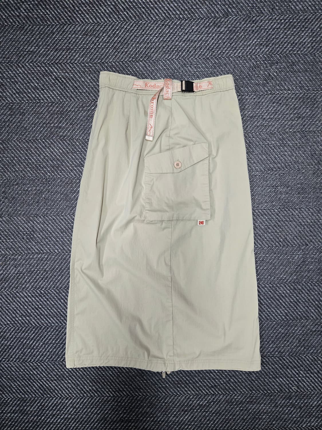 코닥 포토그래퍼 스커트 베이지 밴딩치마 상품이미지5