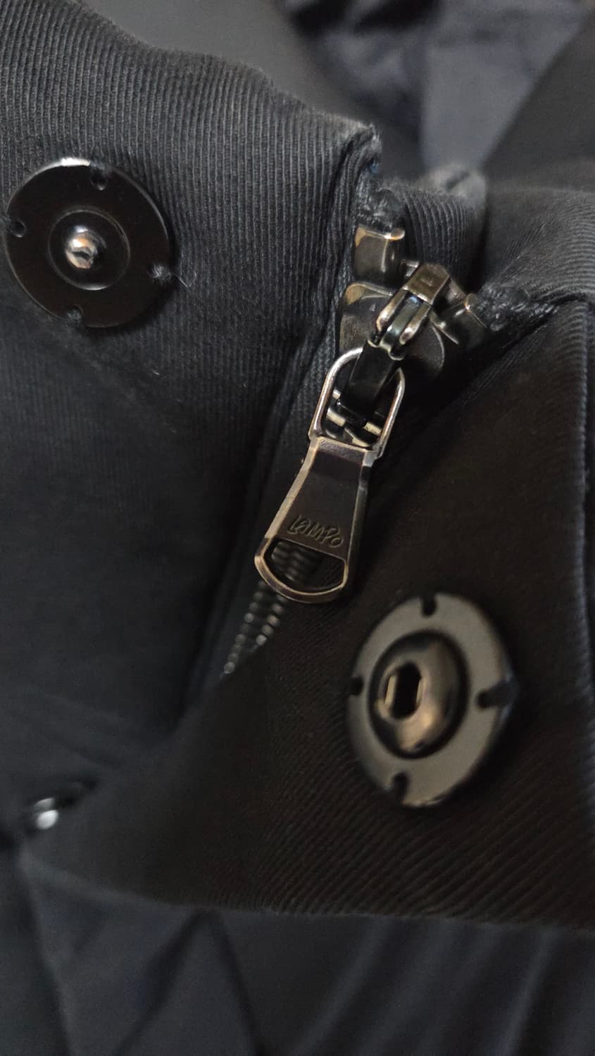 (착샷) 솔리드옴므 하이넥 패딩 코트 상품이미지4