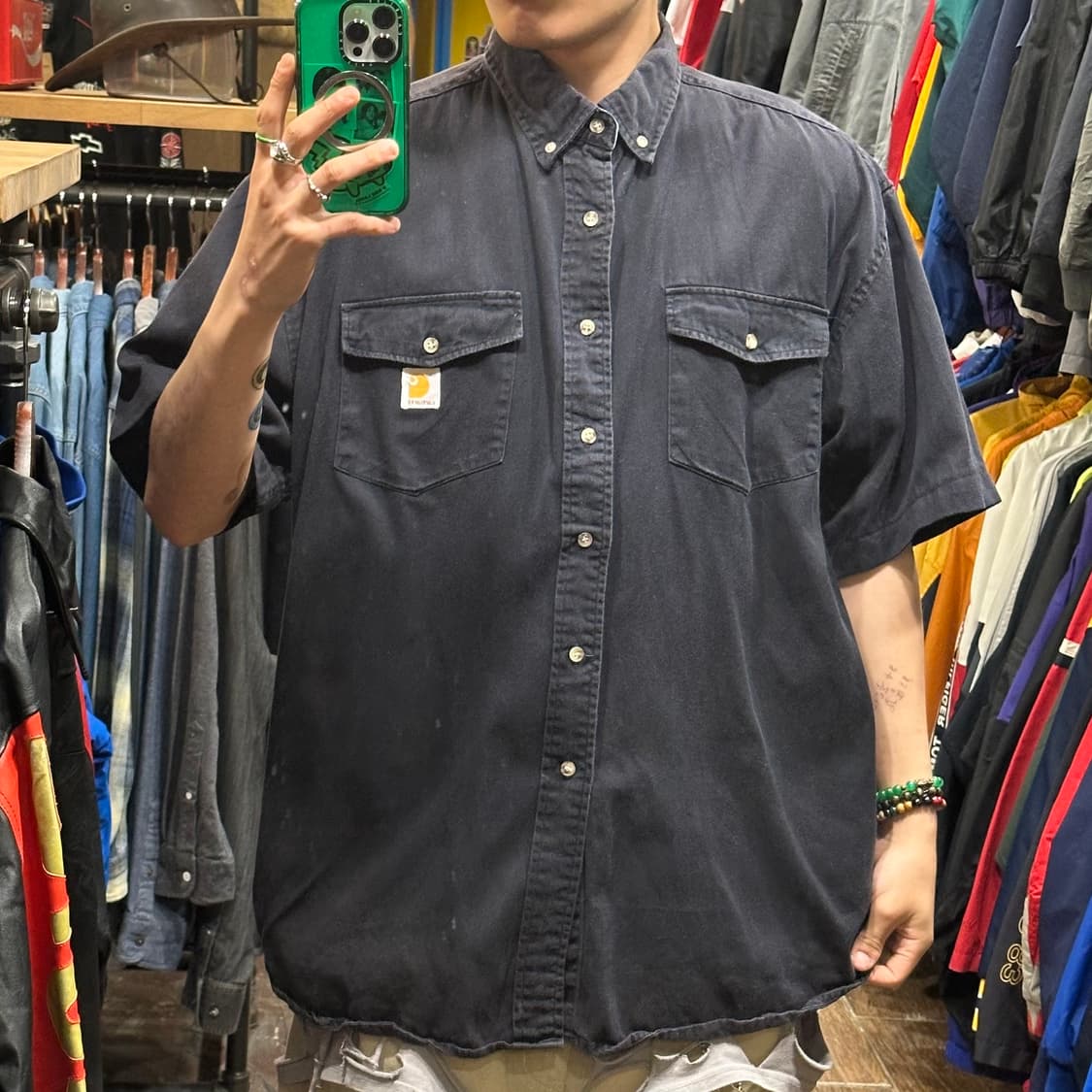 [HI] 칼하트 반팔셔츠 블랙 상품이미지2