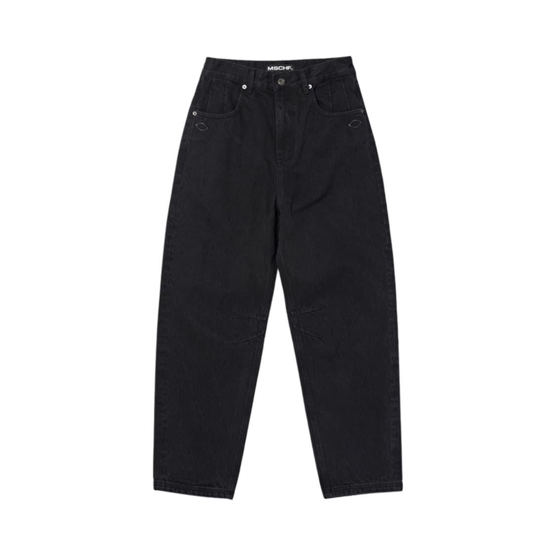 미스치프 롬버스 슬라우치 워시드 진스 블랙 상품이미지1