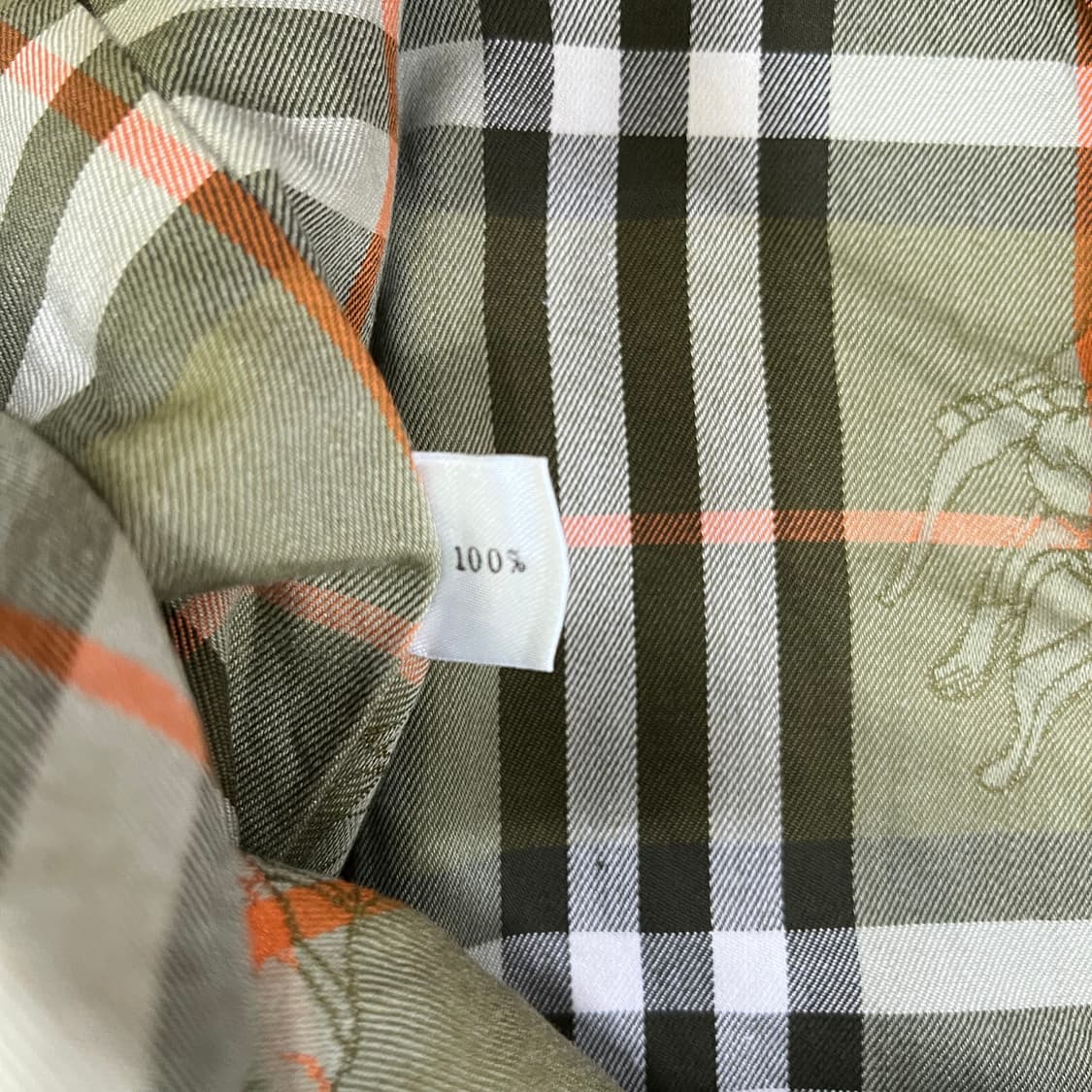 실측확인 고급 체크 트렌치코트 0402M 상품이미지3