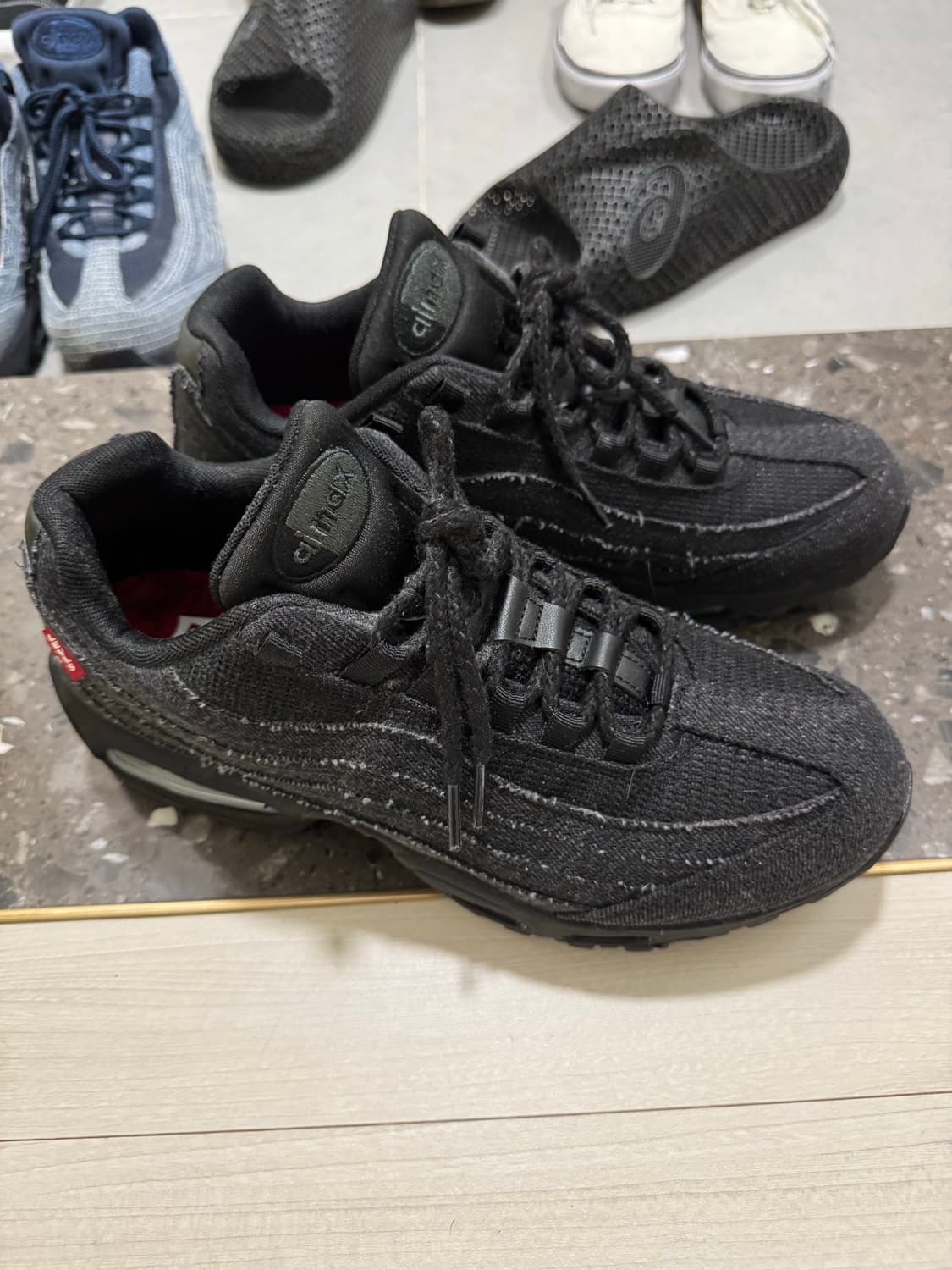 (280) 나이키 리바이스 맥스95 올블랙 상품이미지5