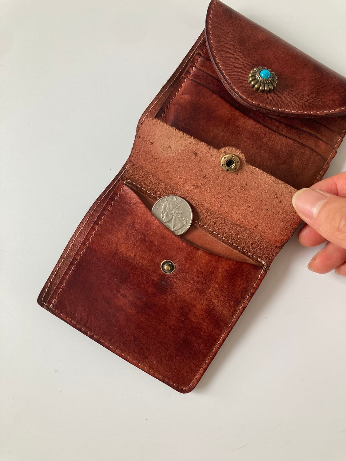 triple leather wallet 상품이미지5