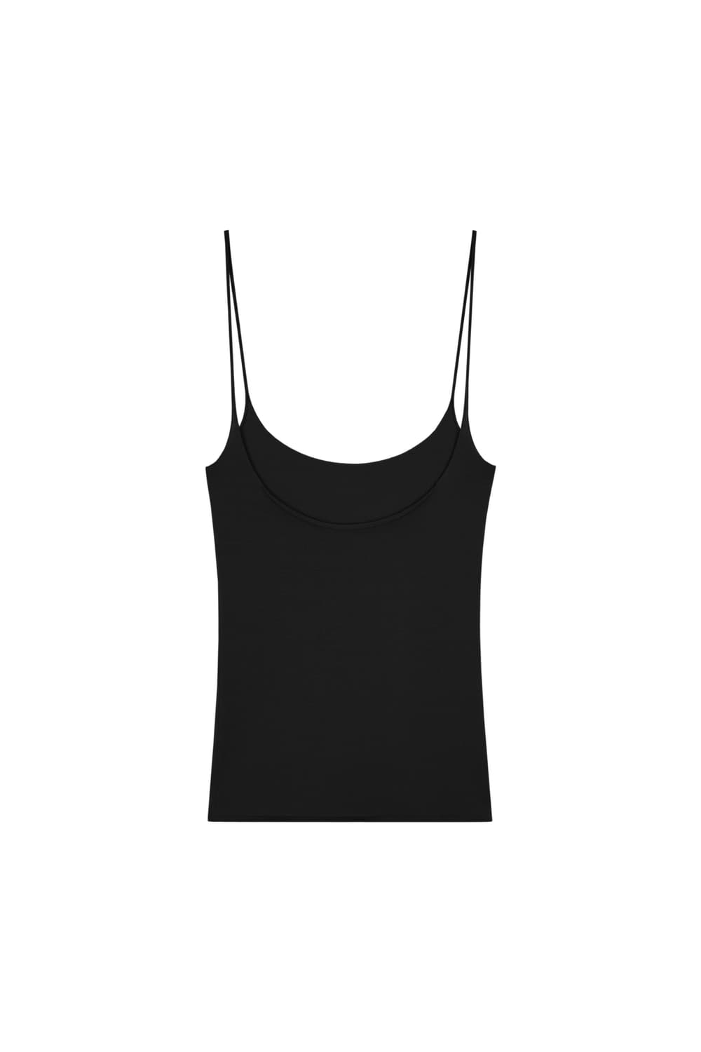 REPOS THIN SLEEVELESS KNIT TOP (BLACK) 상품이미지2