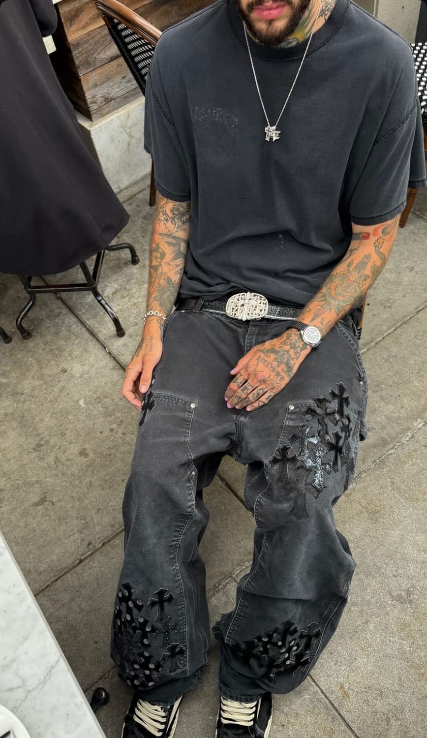 OG USA Made 칼하트 더블니 블랙 칼하트 B01 썩블니 상품이미지3