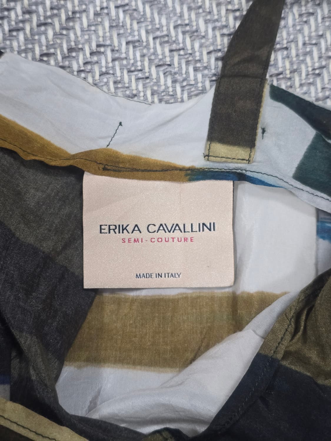 Erika Cavallini 실크 혼방 트래피즈 드레스 42 상품이미지4