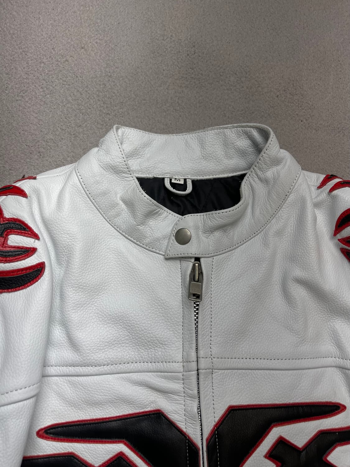 [M] 소가죽 레이싱자켓 100-105 라이더자켓 상품이미지10