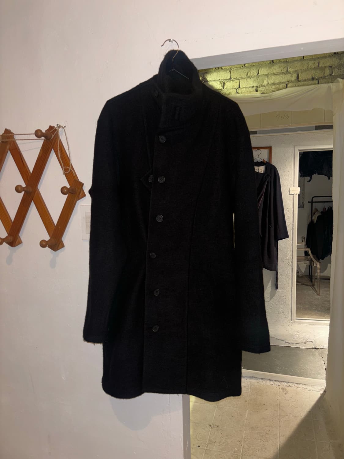 요지야마모토 레귤레이션 울 코트 상품이미지1