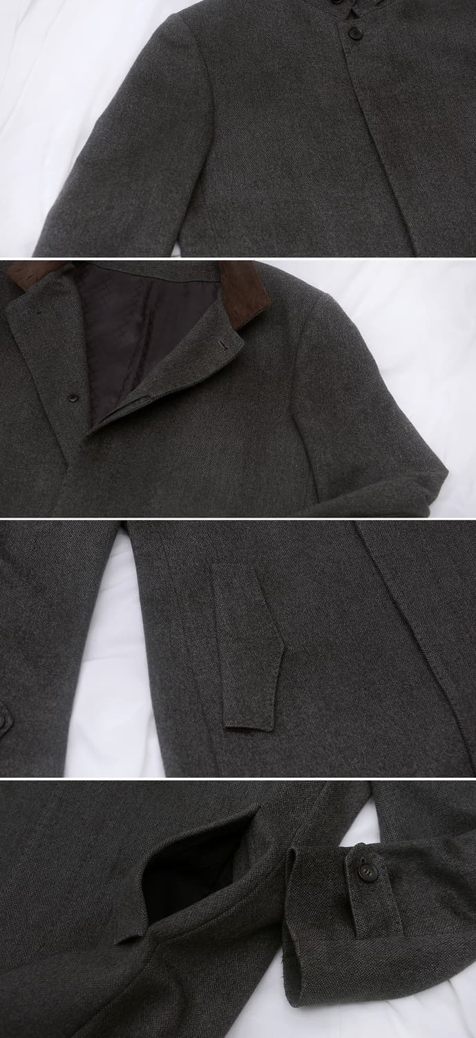 마에스트로 퓨어 캐시미어 밍크 라이너 투웨이 싱글 카코트 (100+) 상품이미지8