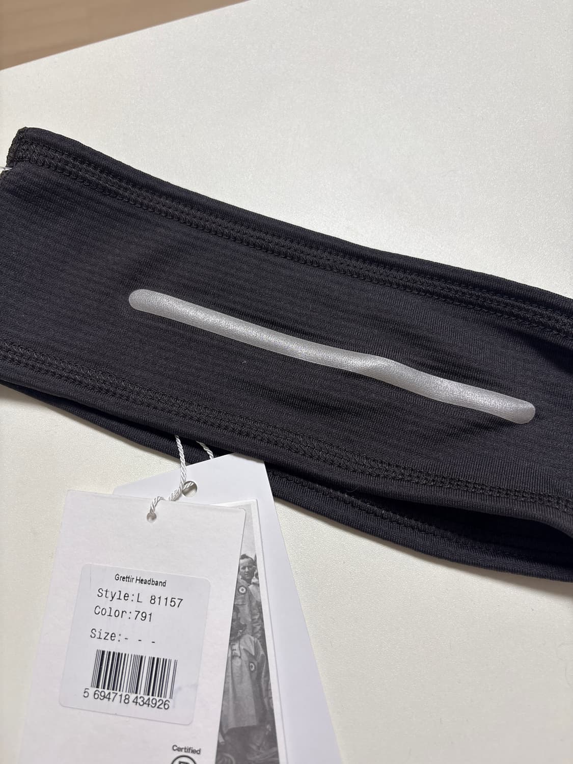 66north 헤어밴드 차콜 새상품 상품이미지2