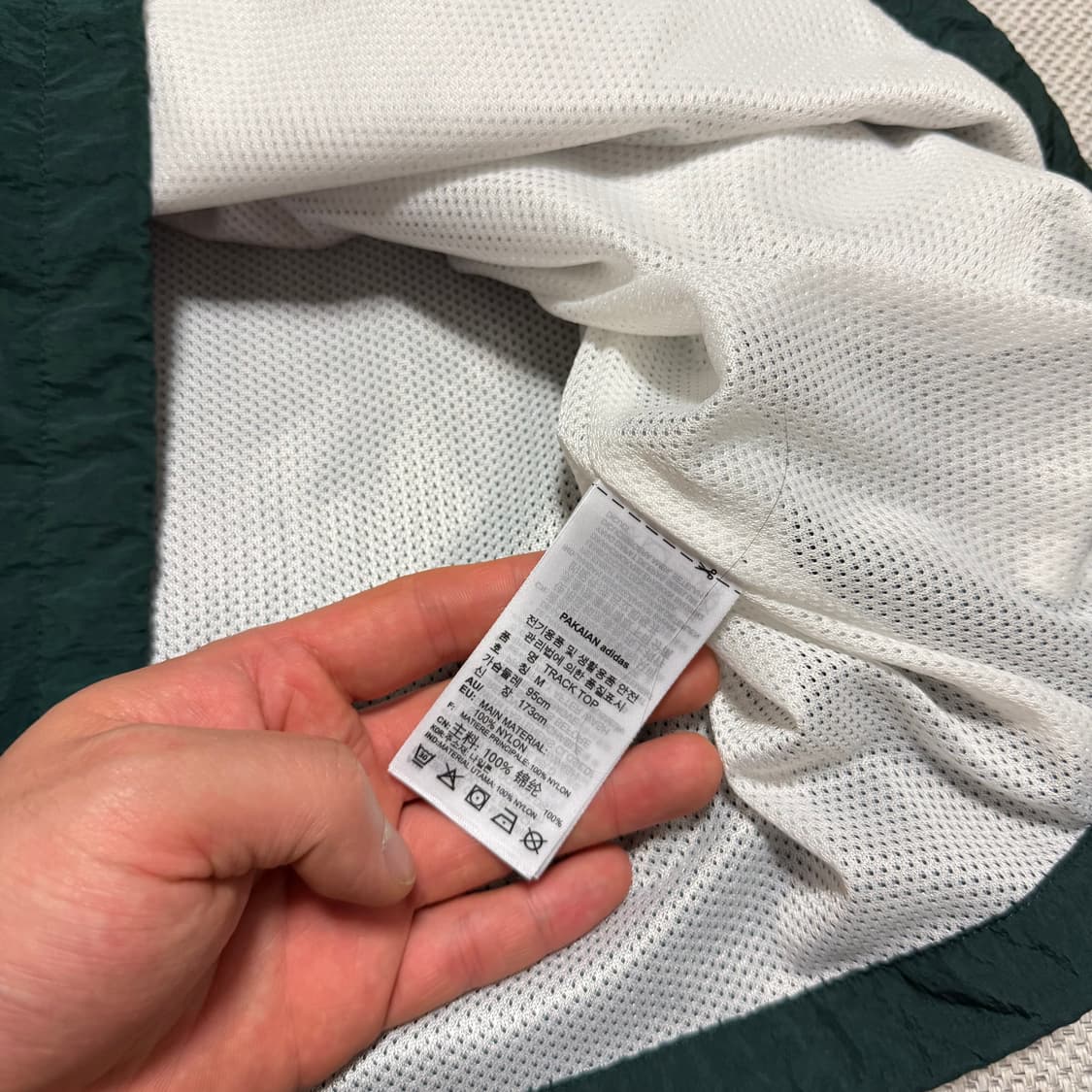 아디다스 배색 오리지널 빅로고 아노락 상품이미지4