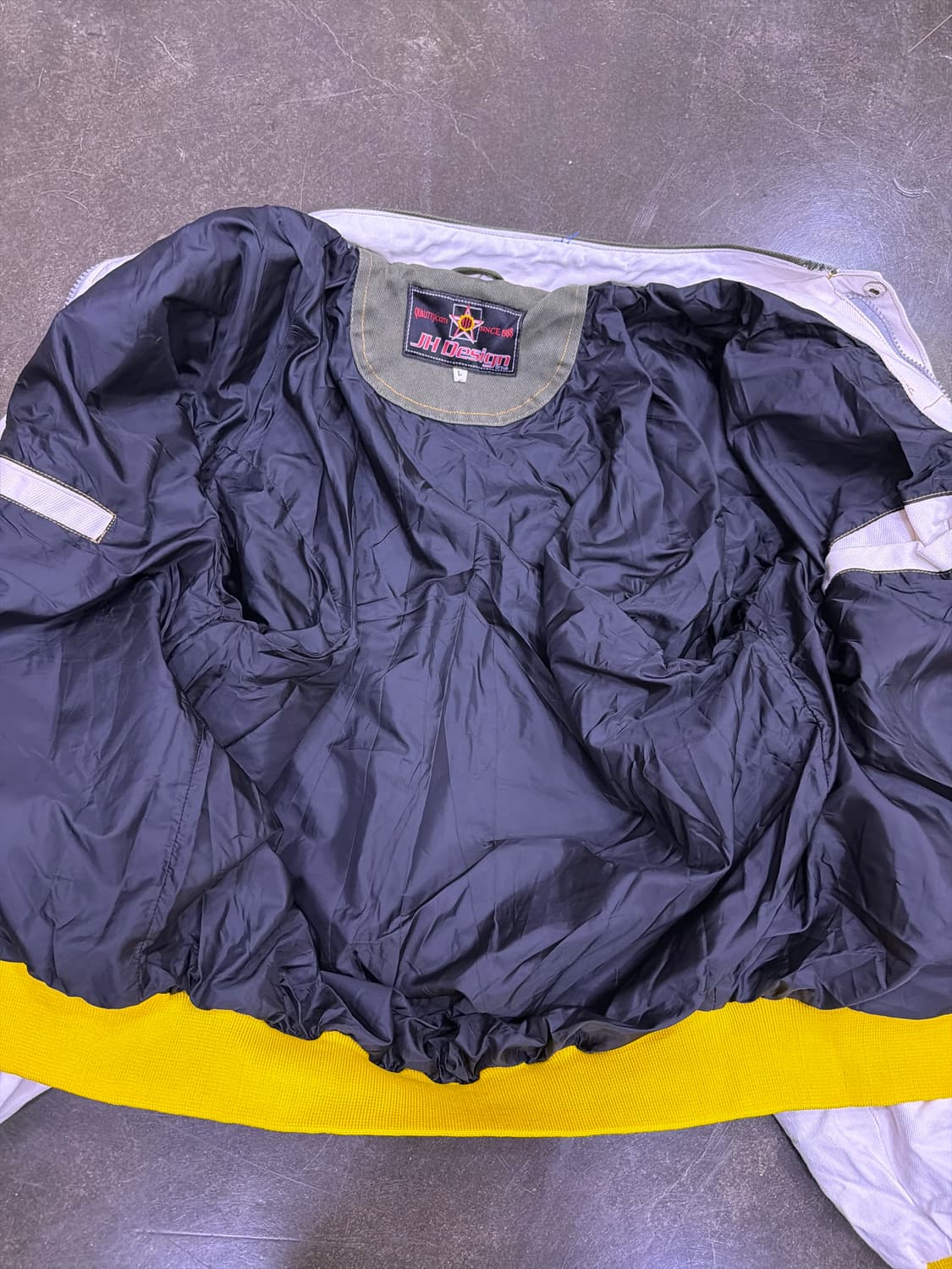 나스카 올드스쿨 CAT 스폰서 자수 패치 코튼 레이싱 자켓 L 상품이미지10