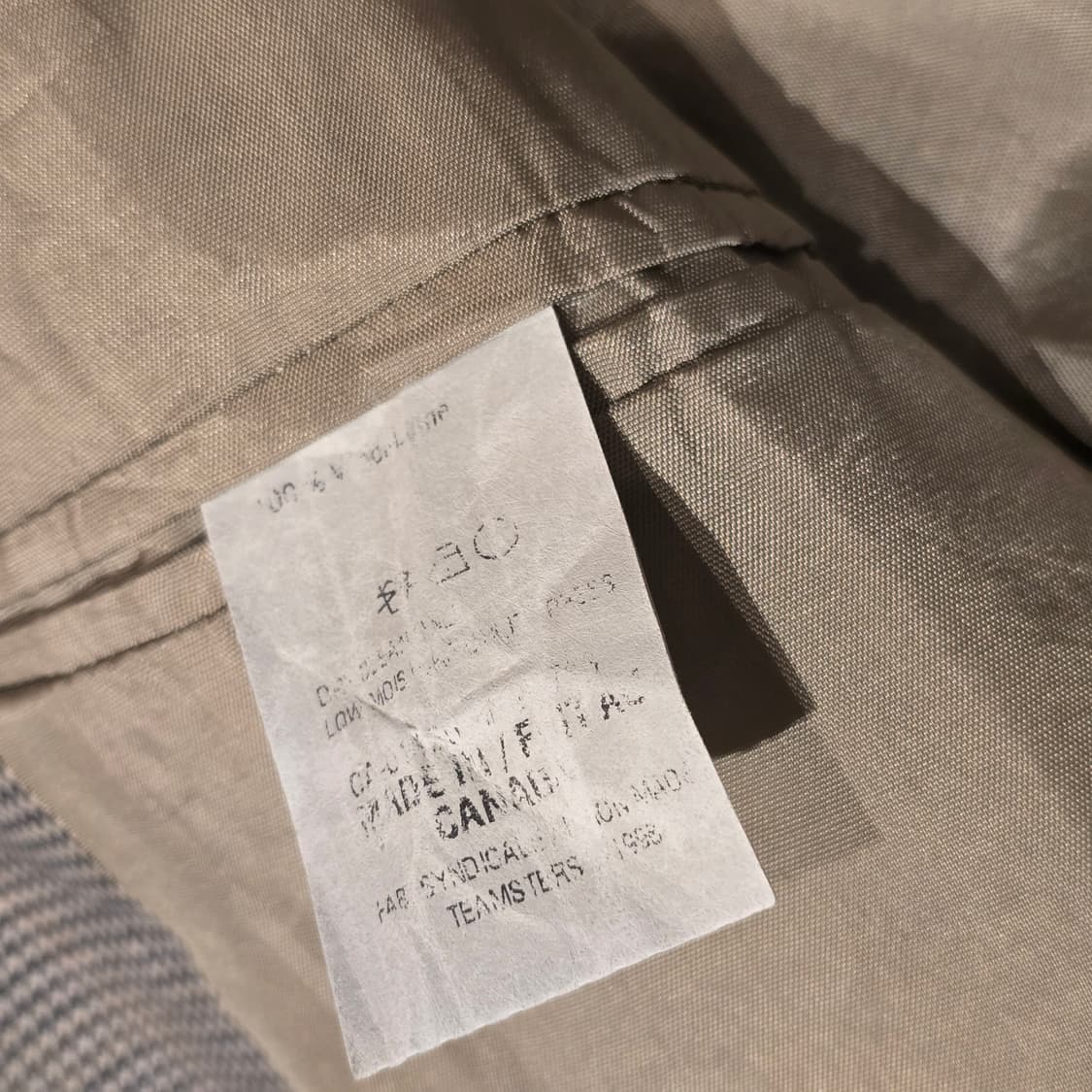 90s CHAPS Ralph Lauren 클래식 하운드투스 체크 재킷 상품이미지7