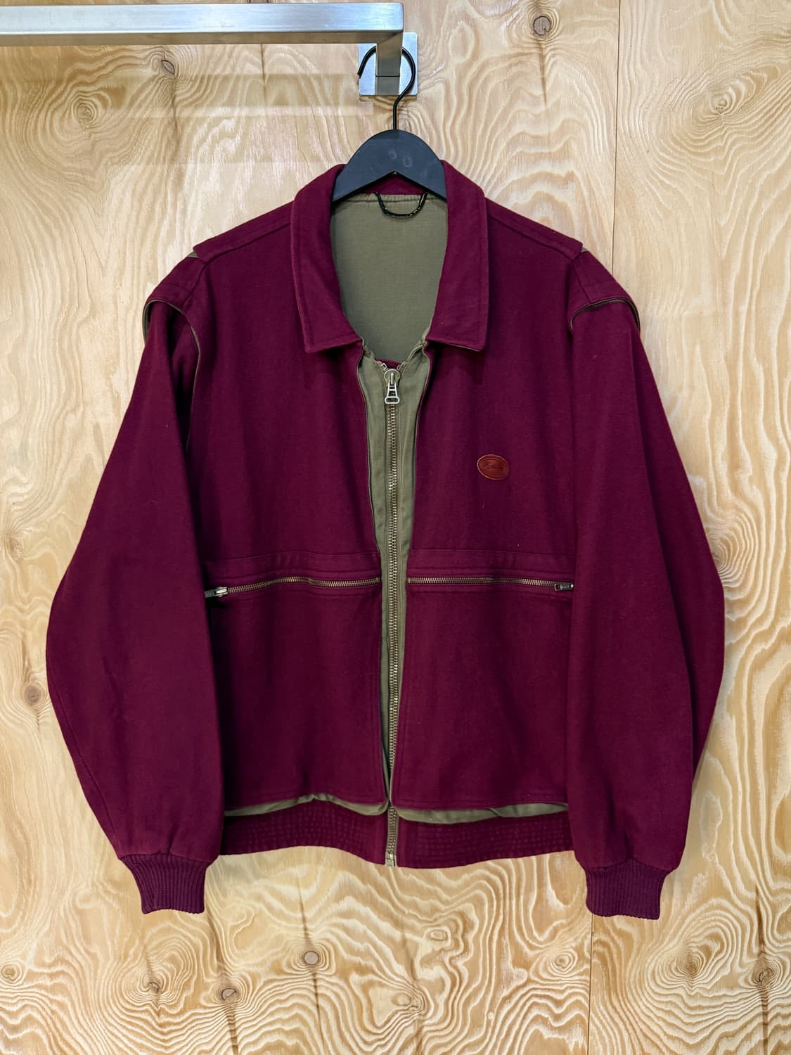 Facommable 90s 투웨이 트랜스폼 울 자켓 상품이미지2