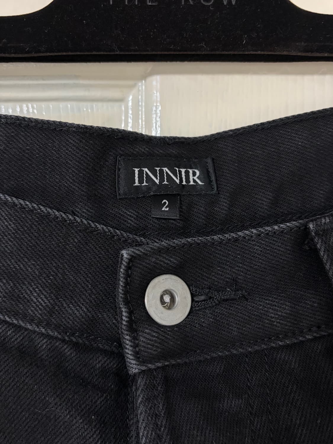 (2) 이니어 플레어 데님 블랙 상품이미지2