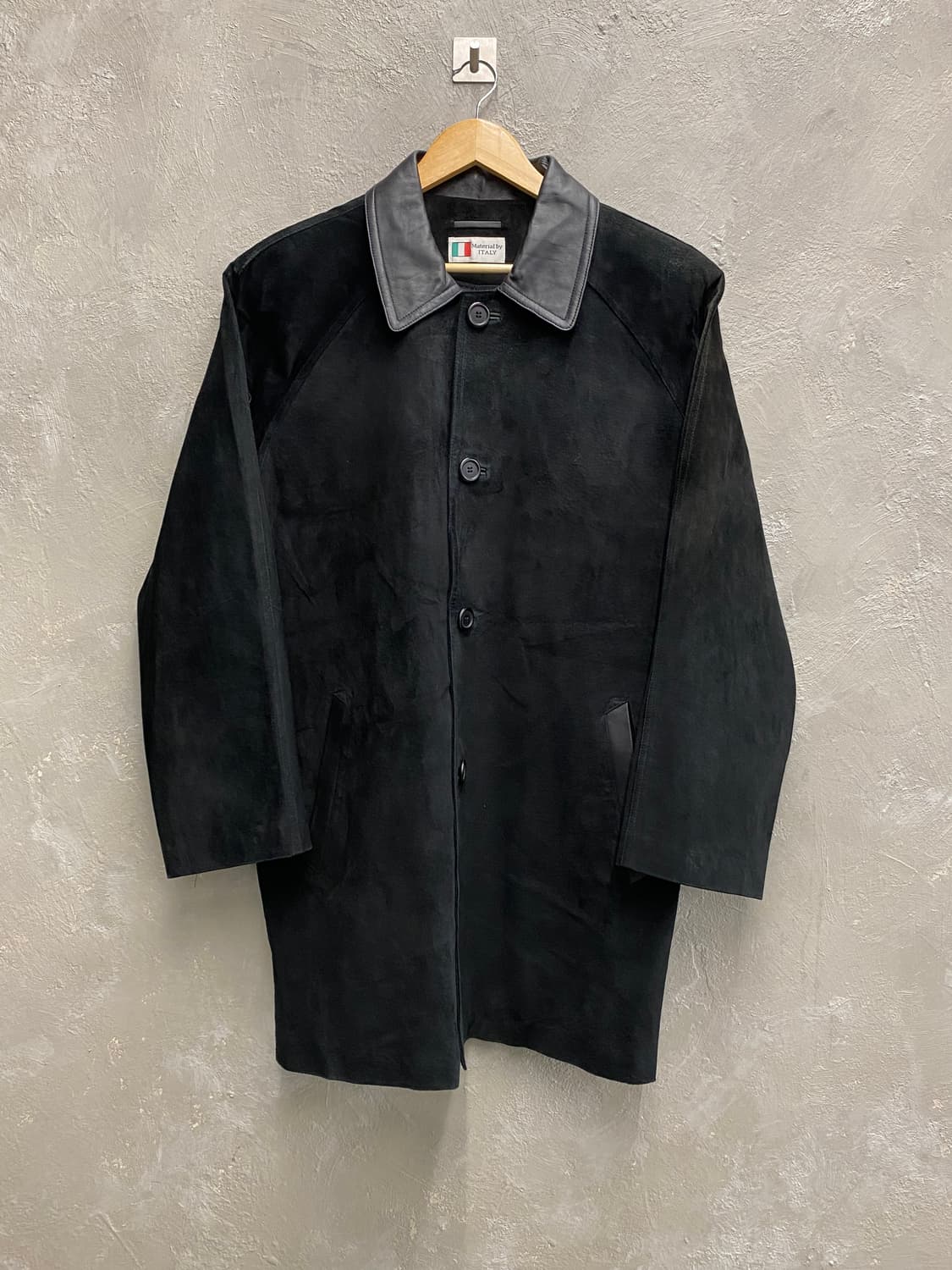 [L] 90s Vintage 빈티지 리얼 스웨이드 레더 코트 상품이미지2