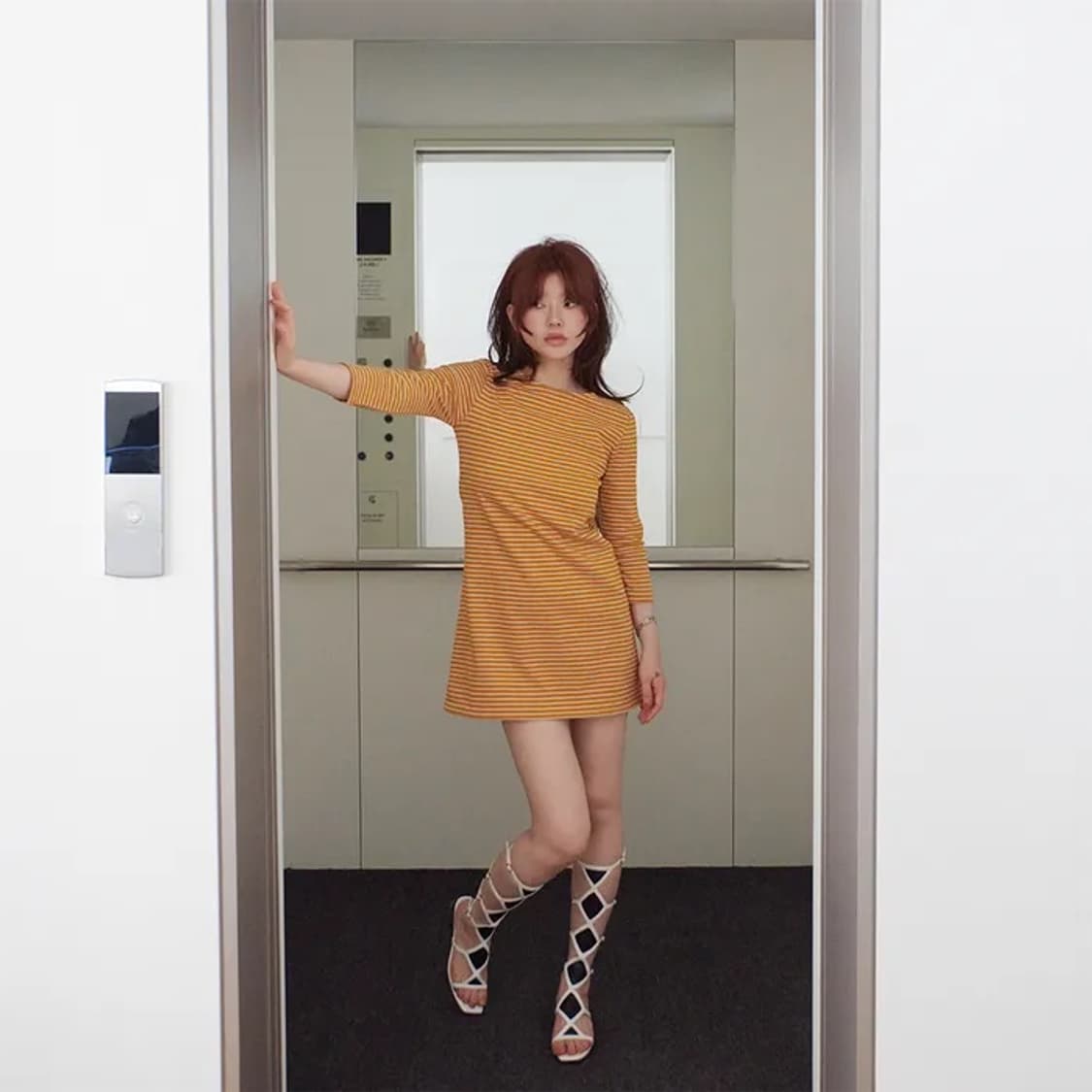 프레클 스트라이프 원피스 상품이미지2