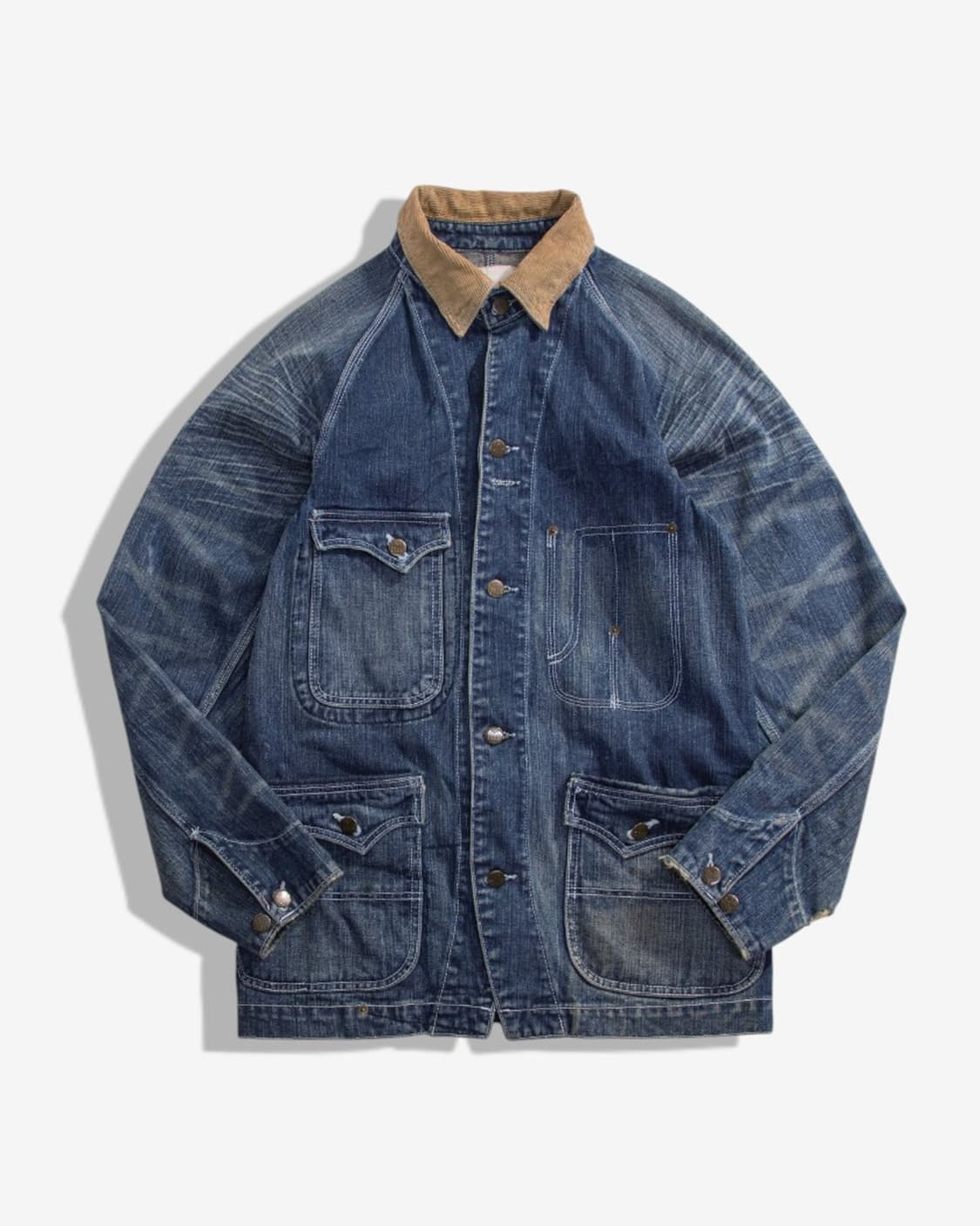 Royal Blue Denim Coverall Jacket 상품이미지1