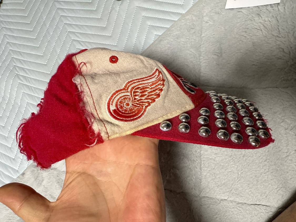 ( 레어) 조슈아자말 레드윙 스터드장식 빈티지 볼캡 상품이미지4