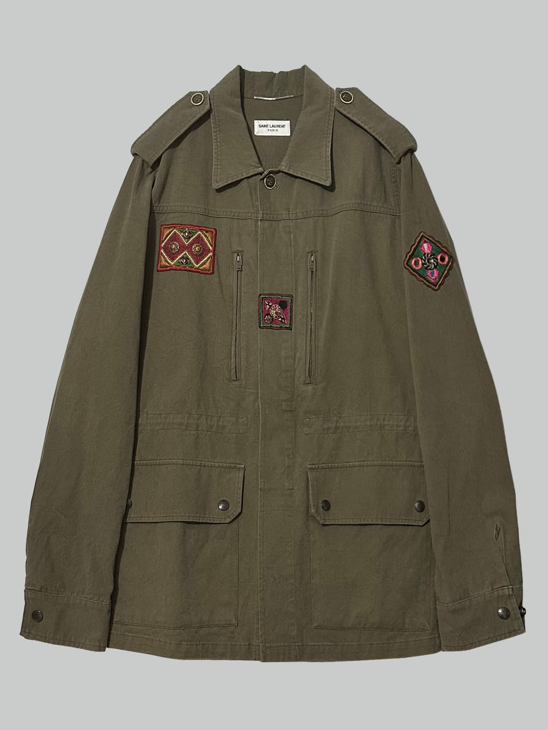 생로랑 밀리터리 자켓 상품이미지1