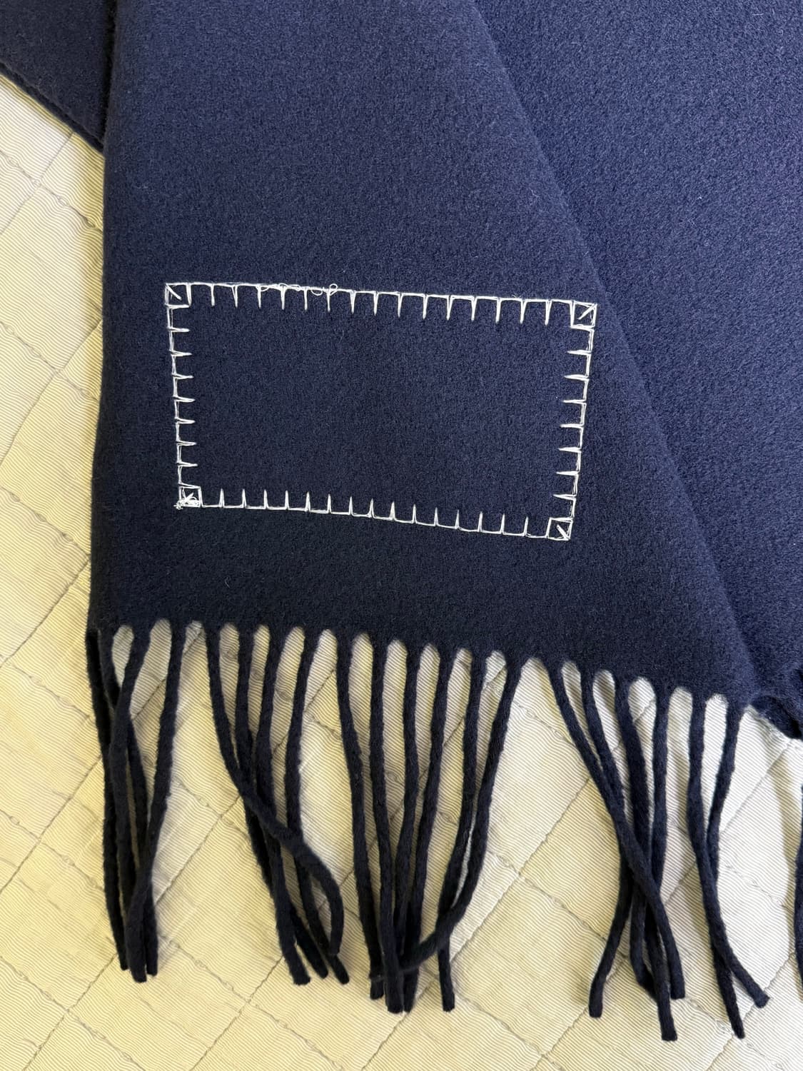 자크뮈스 울 머플러 네이비 상품이미지3