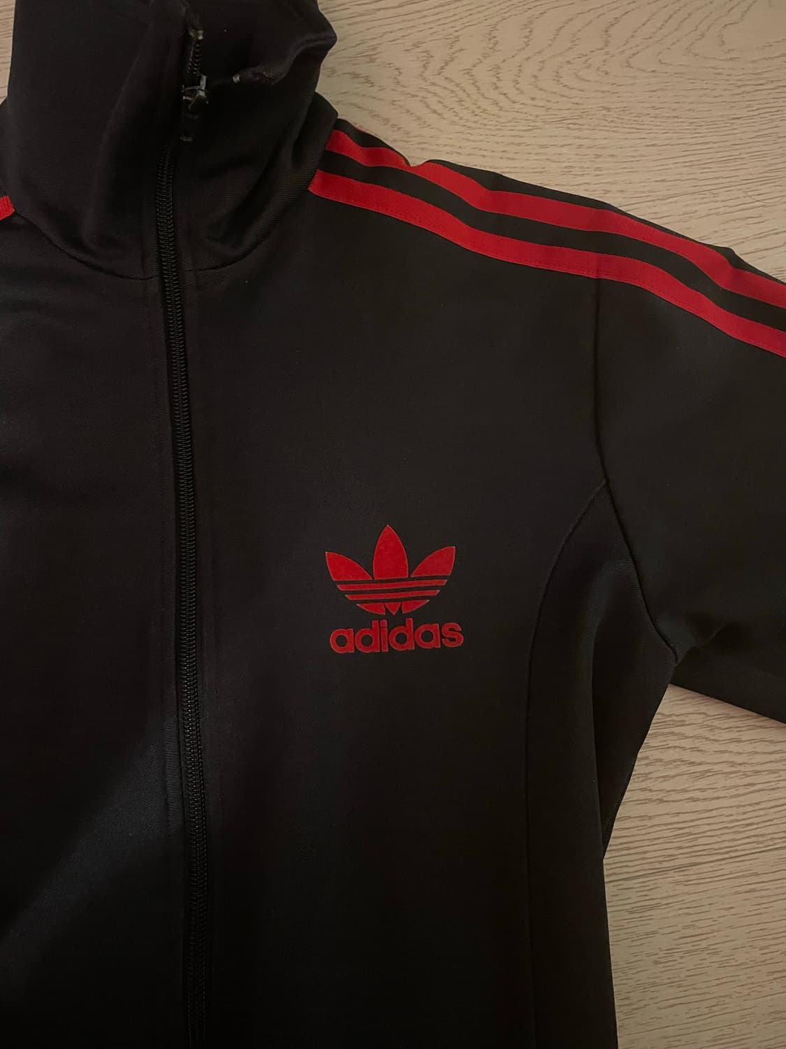 희귀템 아디다스 유로파 트랙탑 져지 검빨! 사이즈 95 상품이미지3