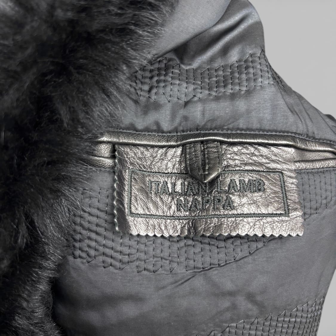 00's 휴고 보스 레더 봄버 자켓 상품이미지8