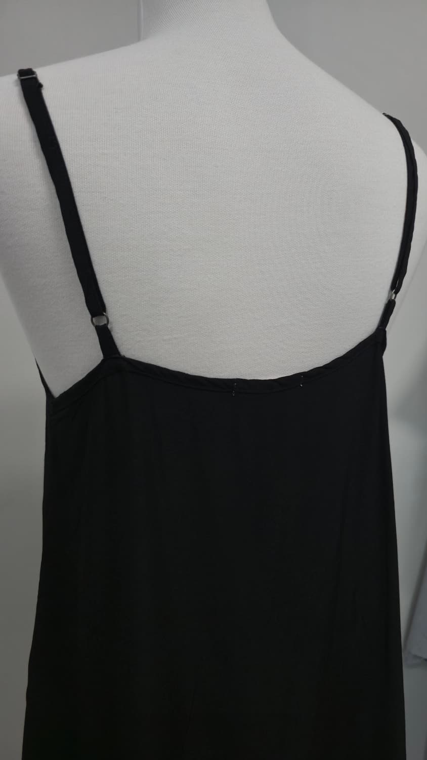 라카우사 블랙 슬립 미니 원피스 S 나시 뷔스티에 레이온 상품이미지7