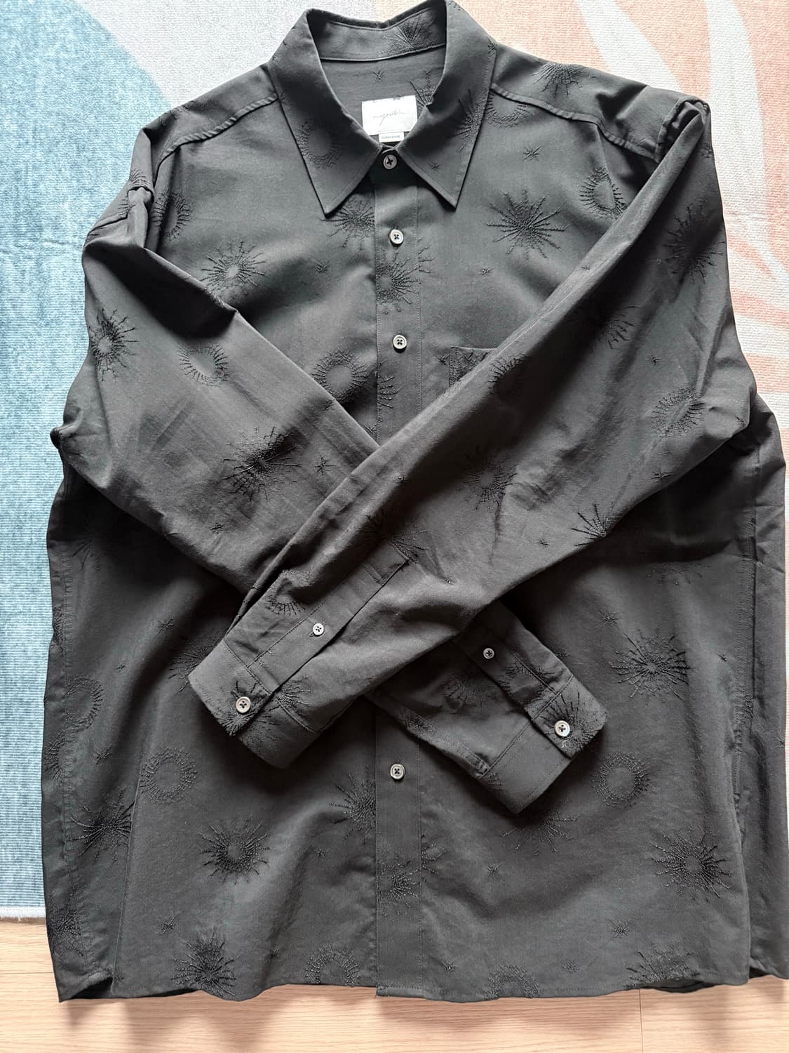 Youth 23ss loosed Shirt Black Jacquard S 상품이미지2