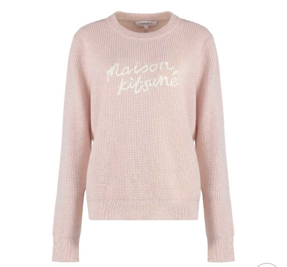 메종키츠네 크루넥 울 스웨터 상품이미지1