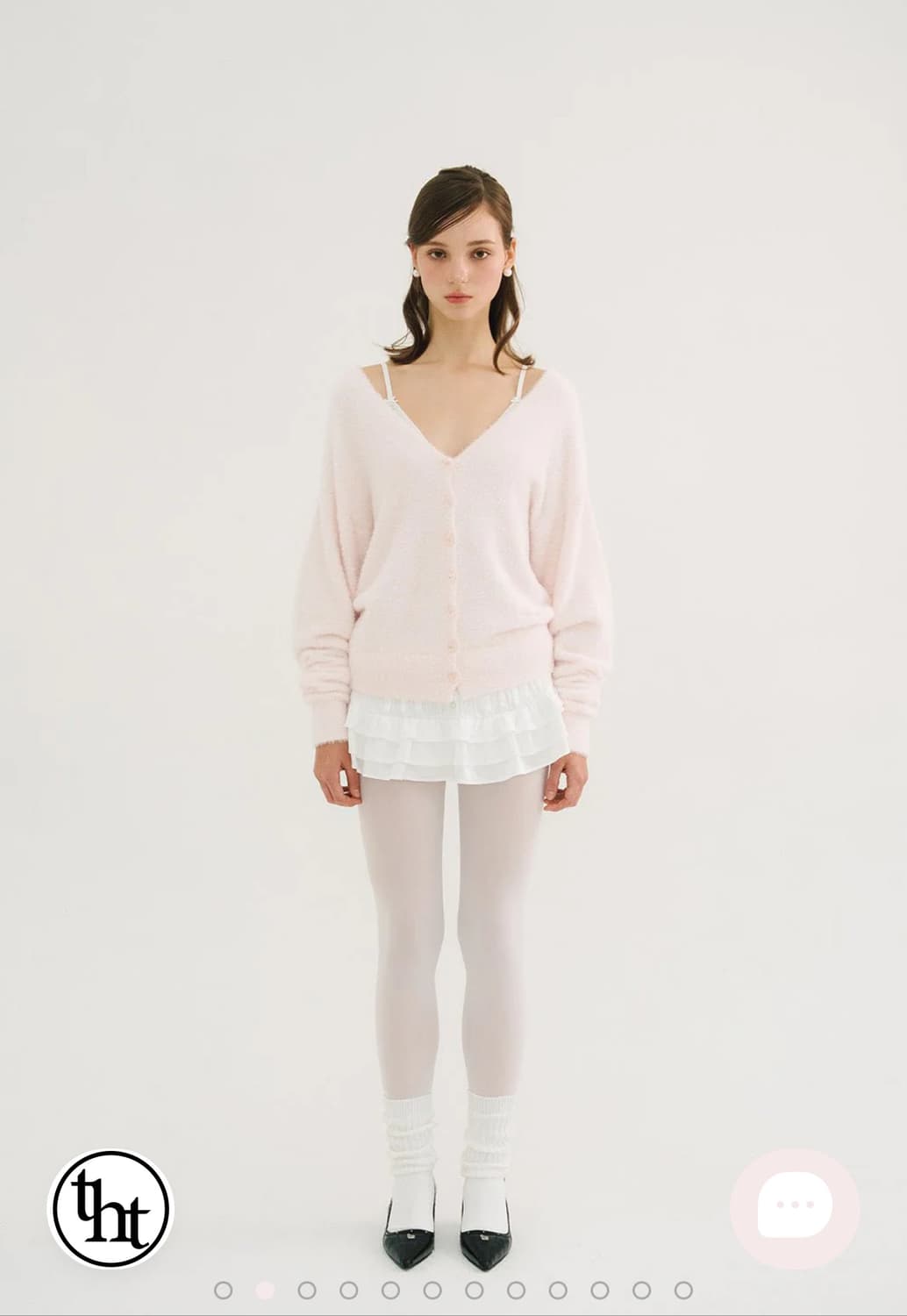 쓰리타임즈 페어리 니트 가디건  상품이미지1