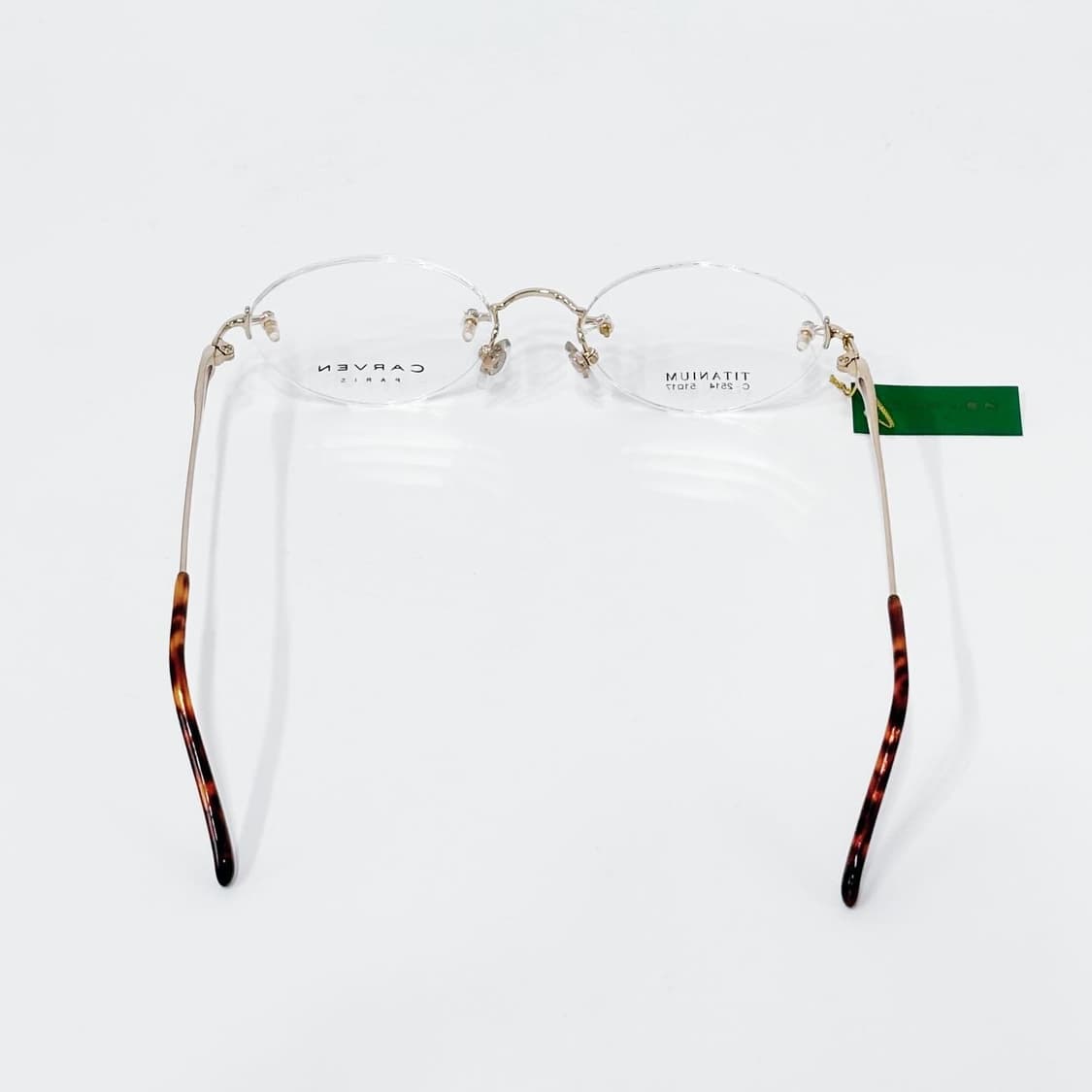 키지클럽 CARVEN 골드 무테 데드스탁 빈티지안경 상품이미지6