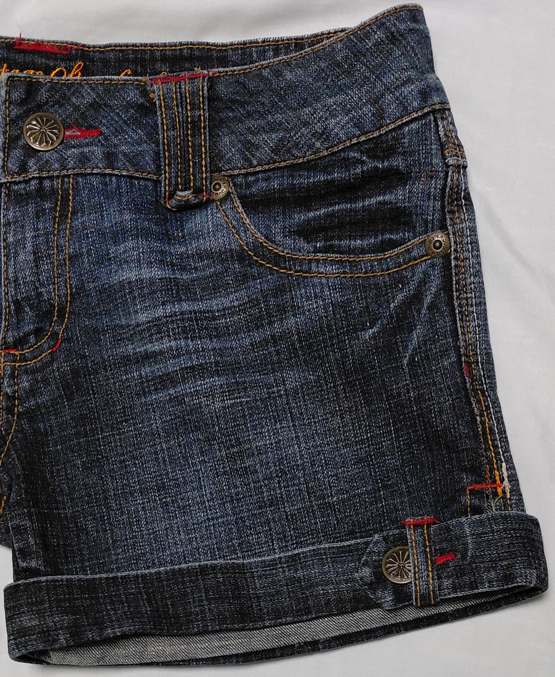 Jessy Logan 빈티지 자수 데님 숏팬츠 (27-28추천) 상품이미지3