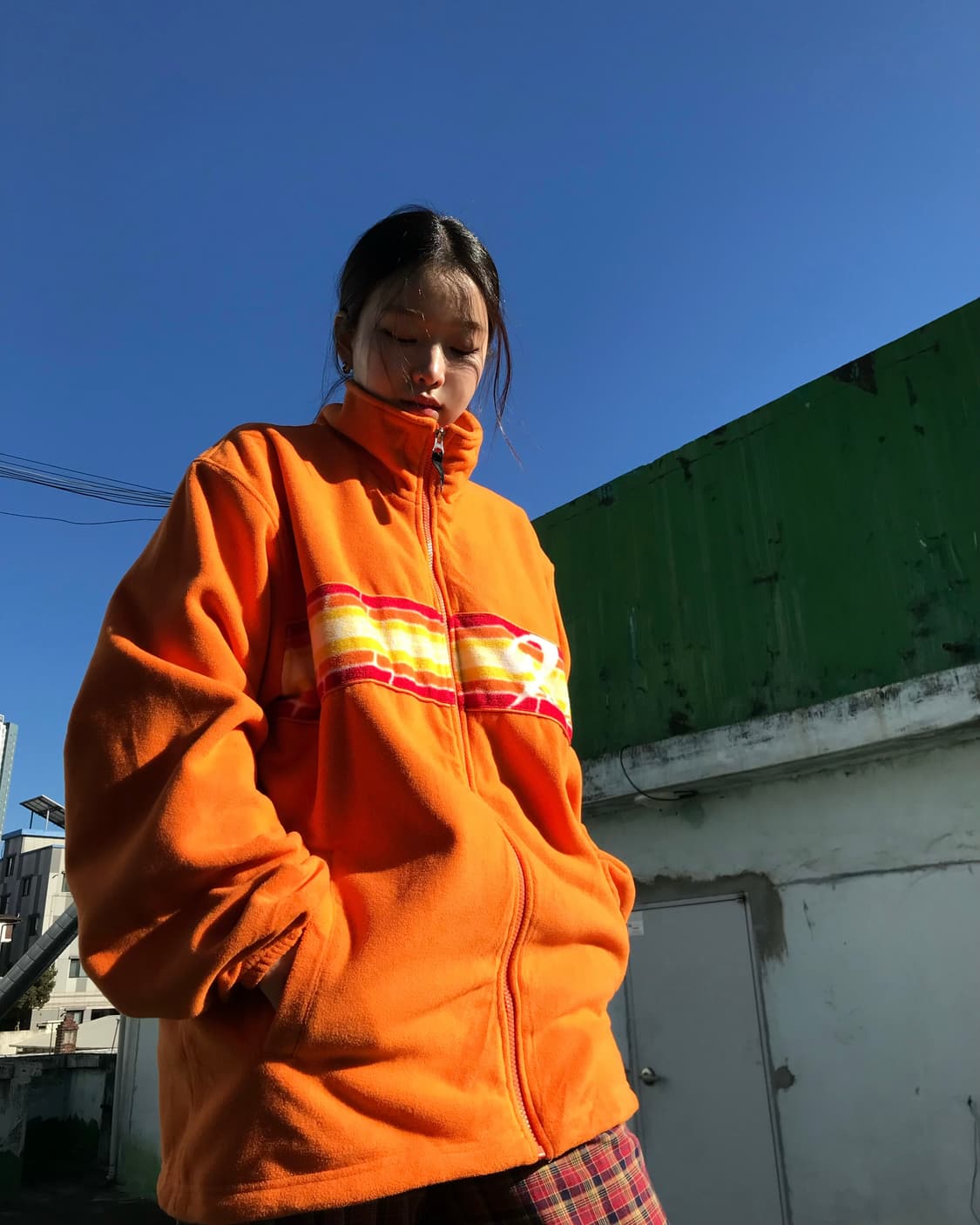 피코 오렌지 오렌지 후리스  상품이미지1