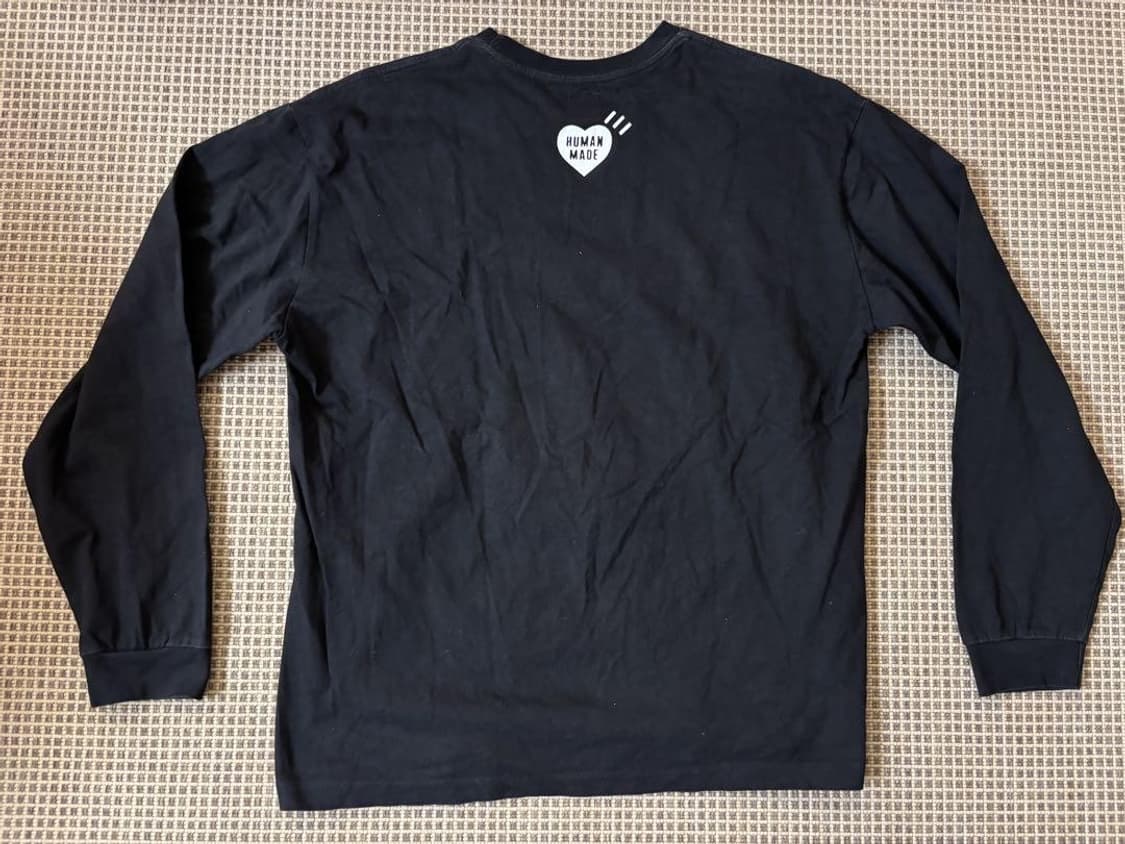 휴먼메이드 드라이 올스 롱슬리브 티셔츠 블랙 2XL 상품이미지4