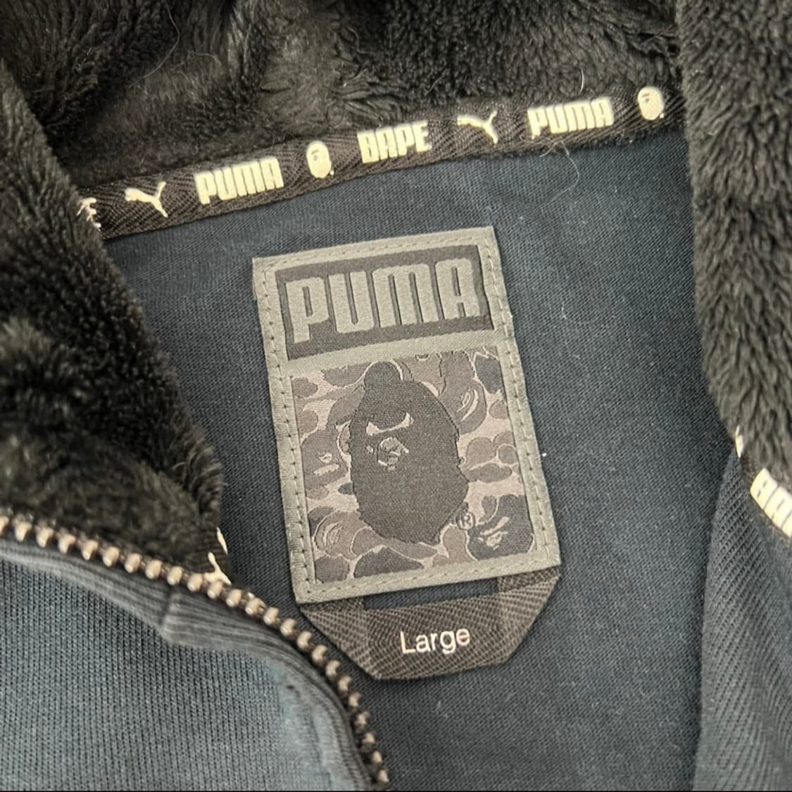 베이프 퓨마 콜라보 후드집업 상품이미지3