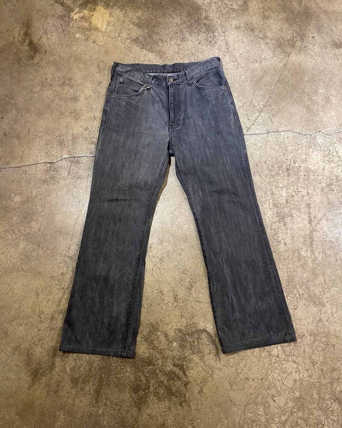 Wrangler wo377 그레이 플레어 데님 팬츠 상품이미지6