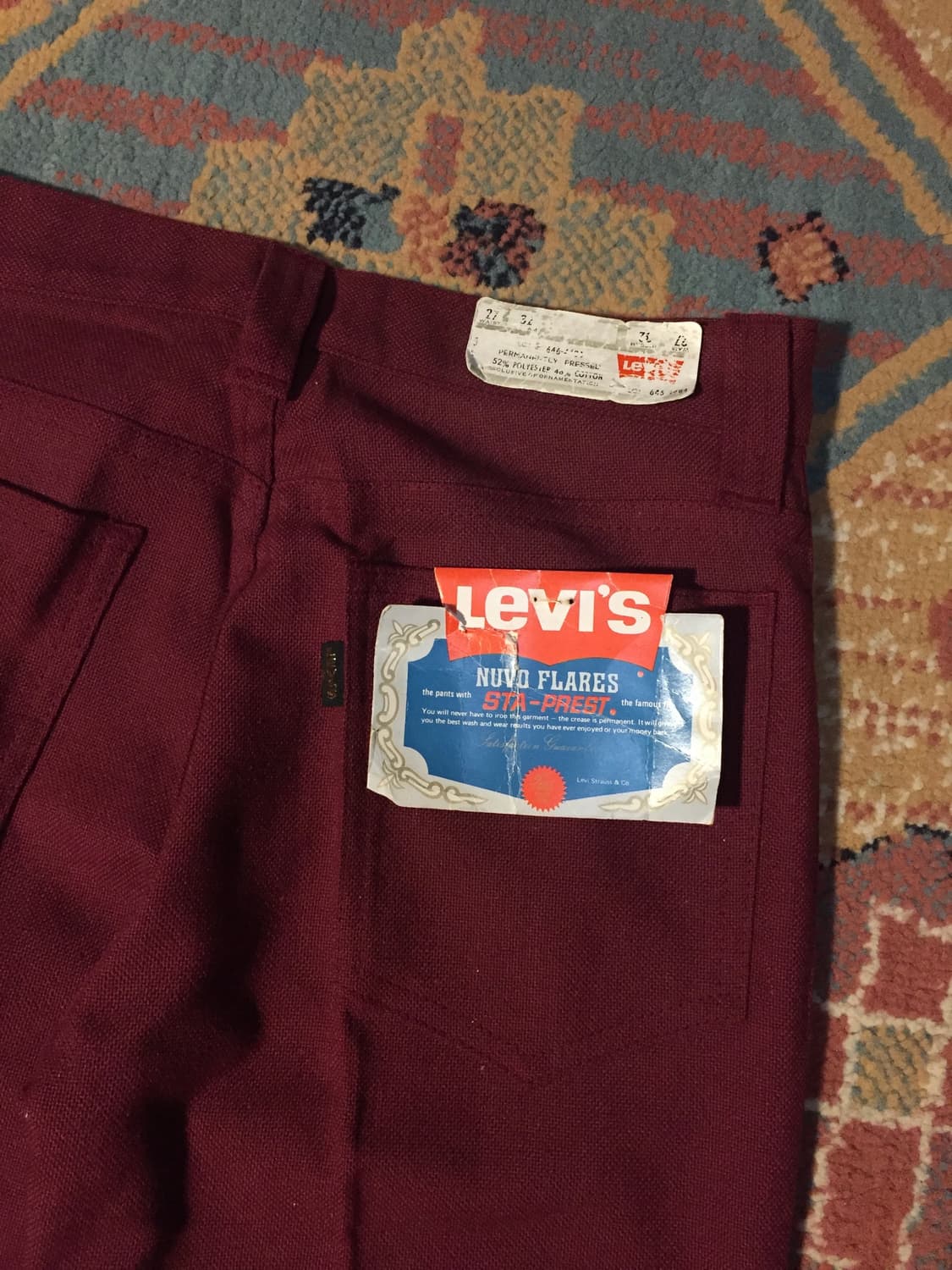 60‘s 데드스탁 리바이스 646 빅E 1세대 스타프레스트 상품이미지4