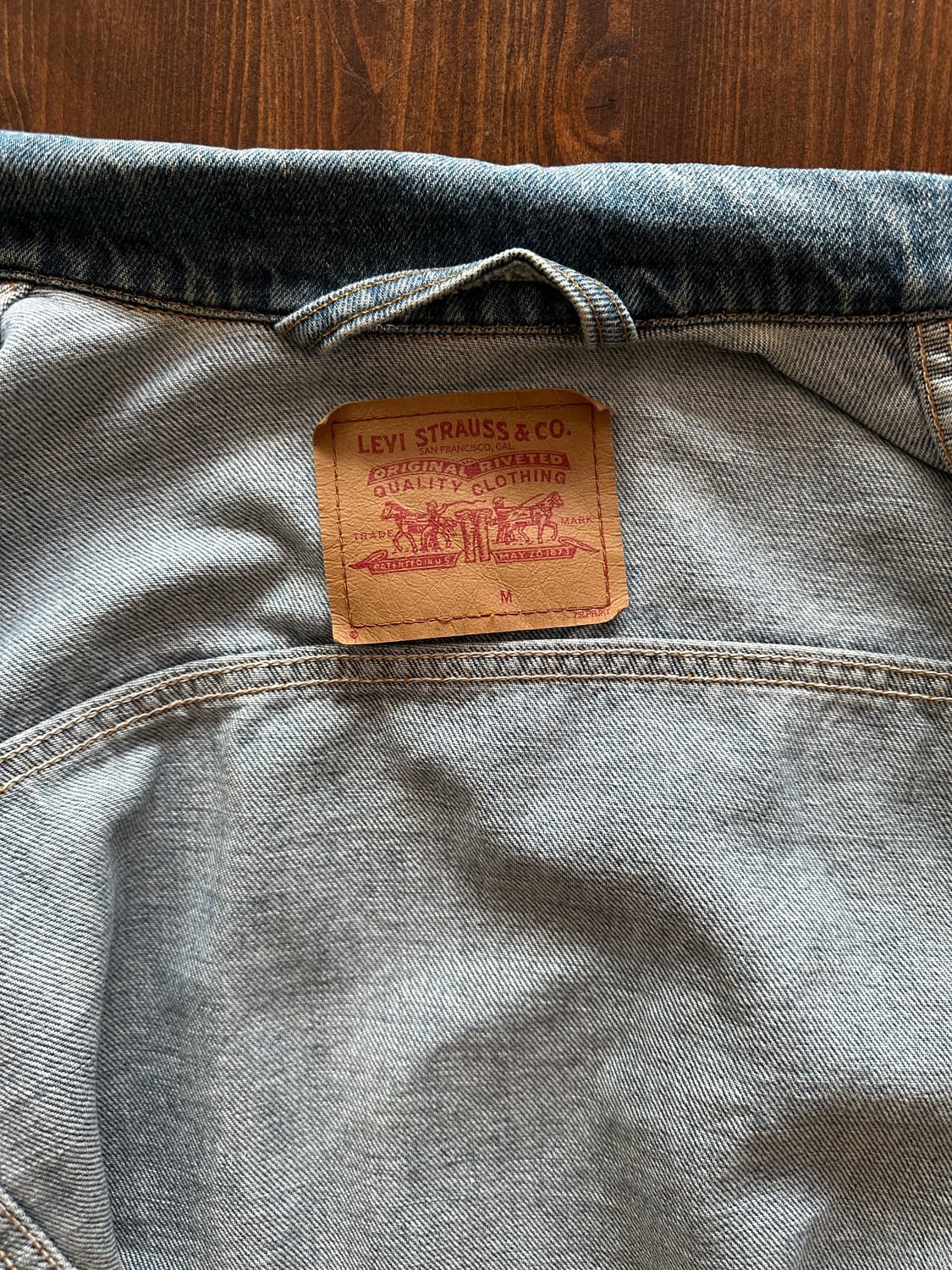 90s Levis 75525 컷오프 데님 트러커 자켓 canada 상품이미지3