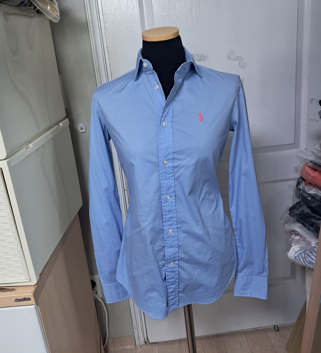 폴로 랄프로렌 하늘색 셔츠 44( 0사이즈 150/80A) 상품이미지1