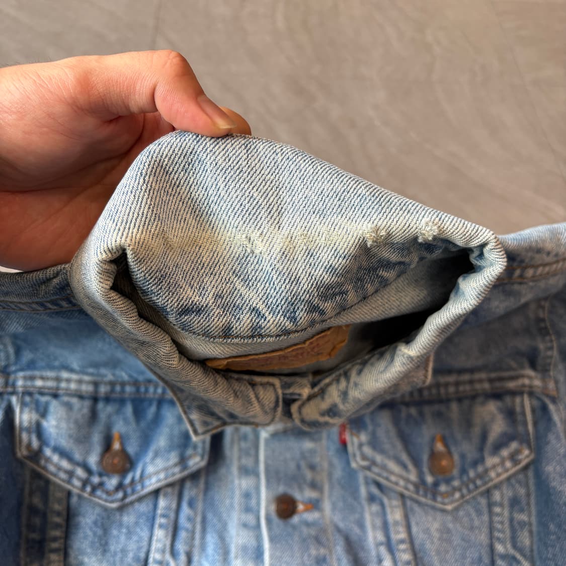 90s 90년대 미국 생산 리바이스 데님 자켓  상품이미지6