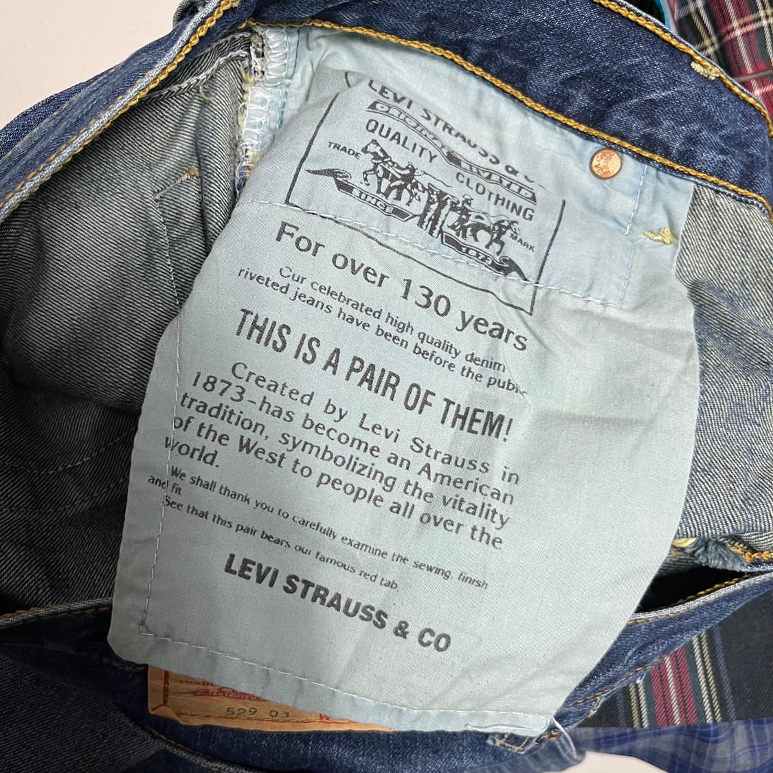 리바이스 부츠컷 데님 팬츠  상품이미지2