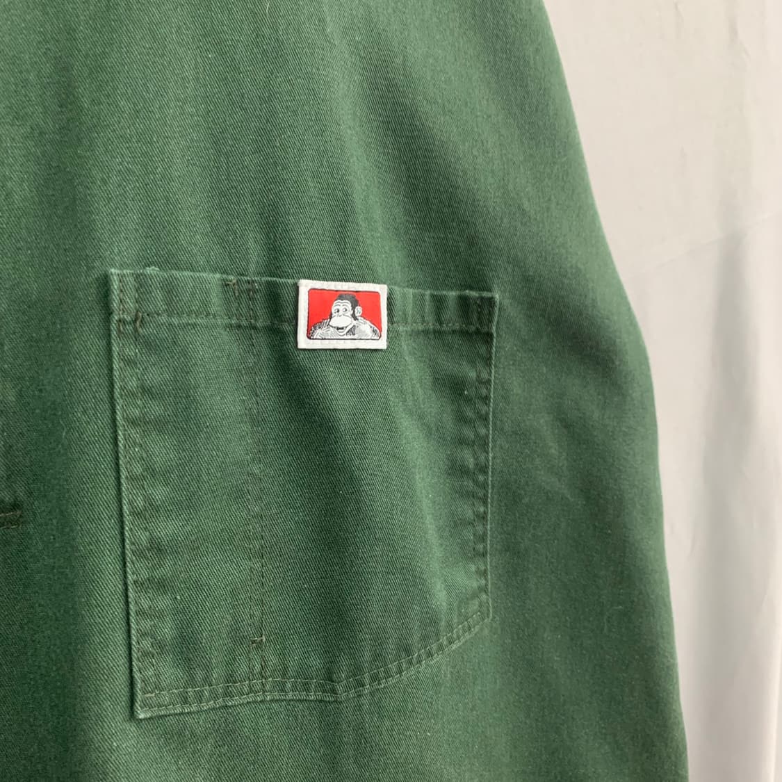 XL 벤 데이비스 반집업 더블 포켓 반팔 셔츠 상품이미지3