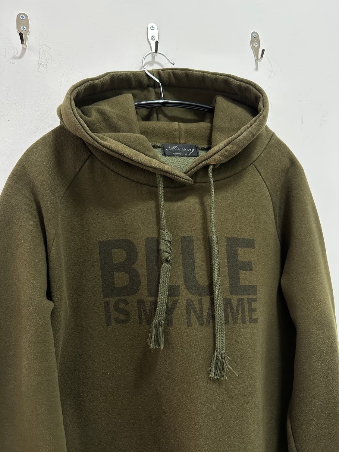 Vintage khaki hoodie 상품이미지4
