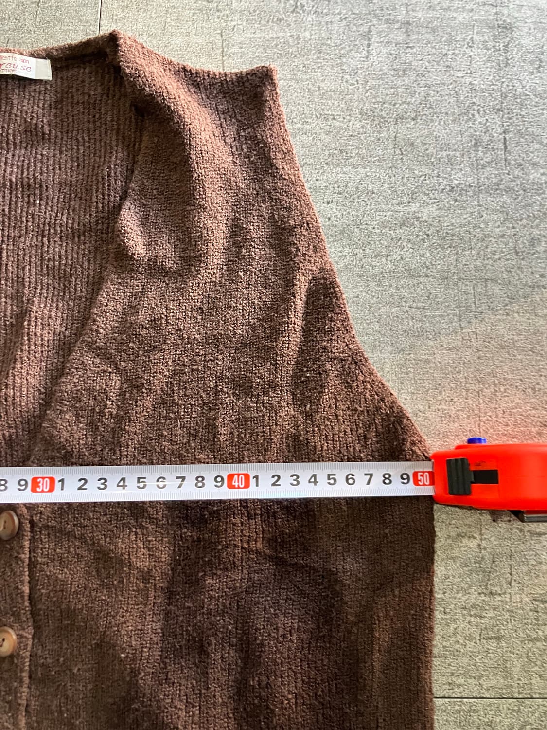 일본빈티지 Vareyse 올드스쿨아메카지 보헤미안 너드남 니트베스트 상품이미지2